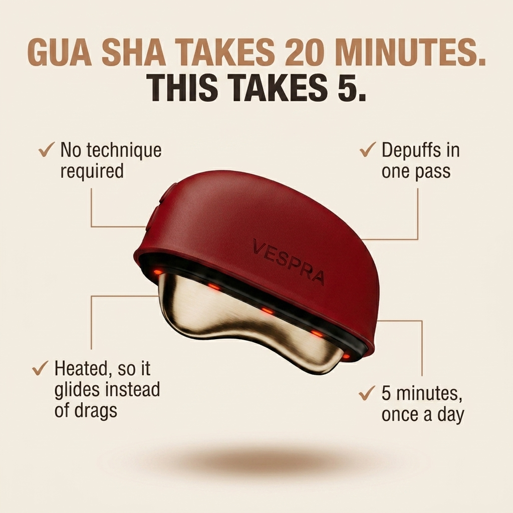 Gua sha takes 20 minutes, this takes 10